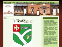 Tablet Screenshot of mairie-villac.fr